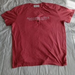 Vintage Abercrombie and Fitch pink T-shirt